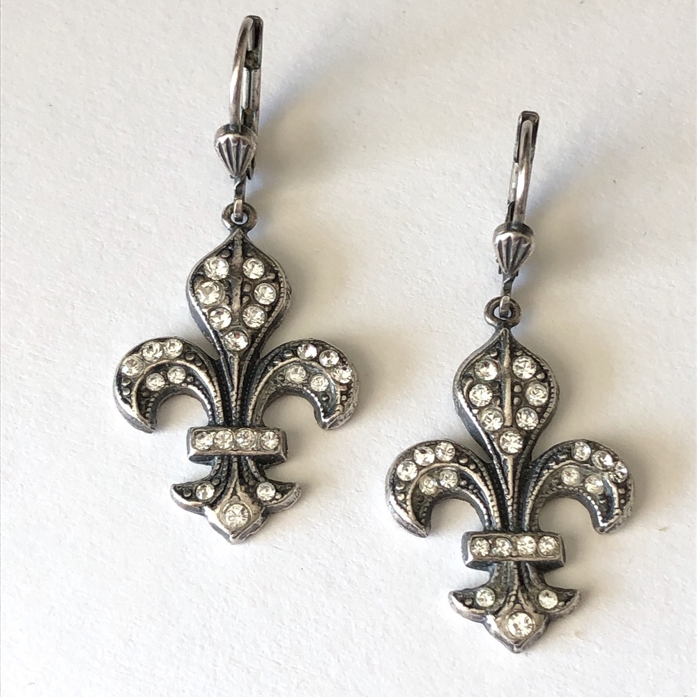 Catherine Popesco Fleur de Lis Earrings